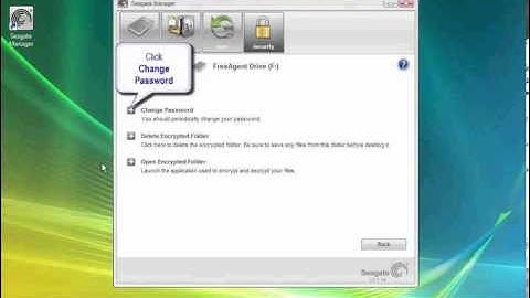 Seagate Manager - Security through Encryption