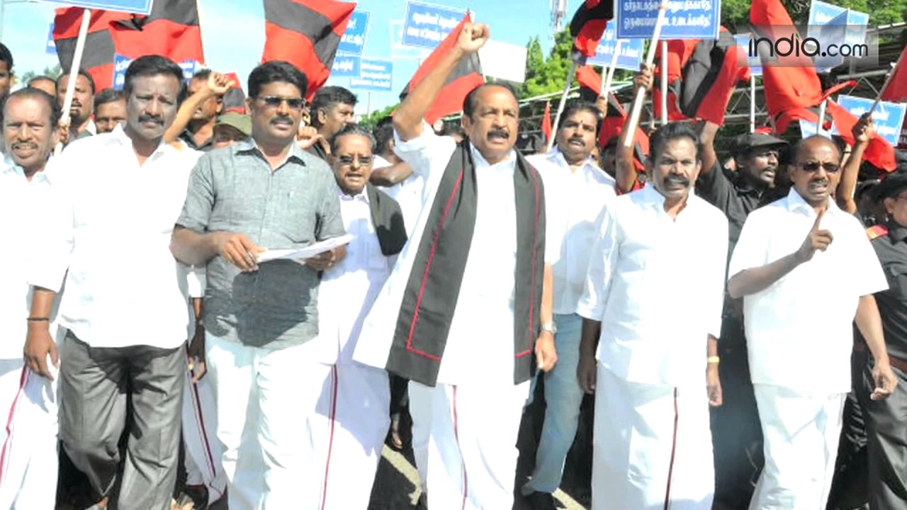 Tamil Nadu bandh today Kanimozhi, Vaiko detained