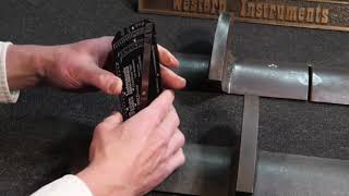 Western Instruments N88L 3 Multi Weld Gauge   Demonstration of Use