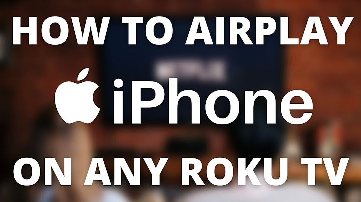 How to airplay iphone to roku tv