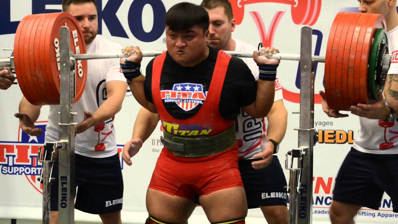 WC Powerlifting Sen Yang 400kg squat YouTube
