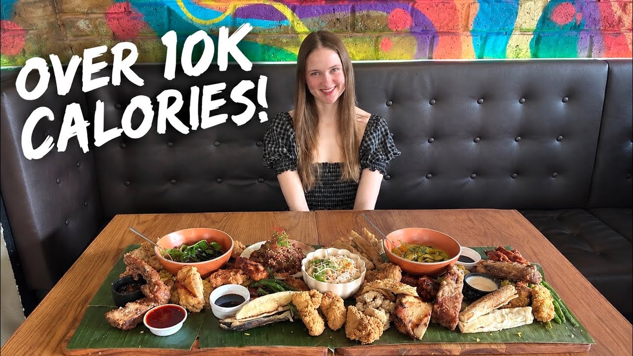 Gao's 10K Calorie Filipino Boodle Fight Challenge