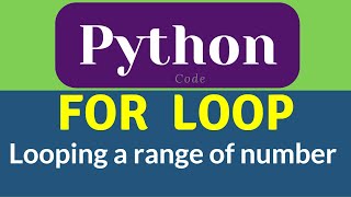Looping a range of number | for loop in python #shorts
