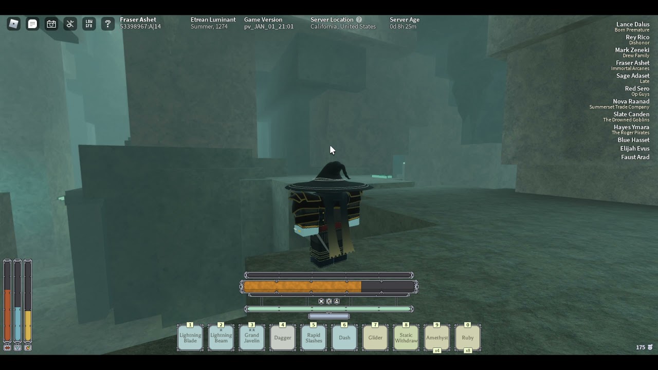 deepwoken. artifact spawned in a wall ;-;