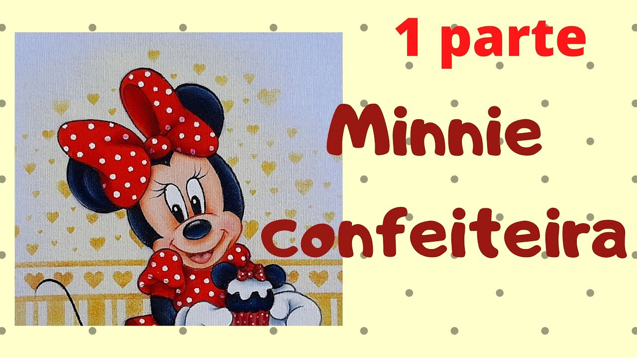 Minnie confeiteira -1 parte (Desenhos Crocantes)