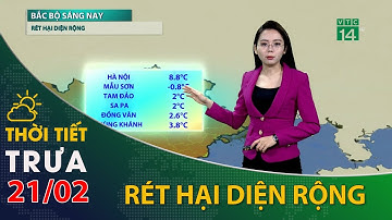 Thời tiết trưa, chiều 21/02/2022:Bắc Bộ chìm trong rét hại với nền nhiệt ở mức rất thấp | VTC14