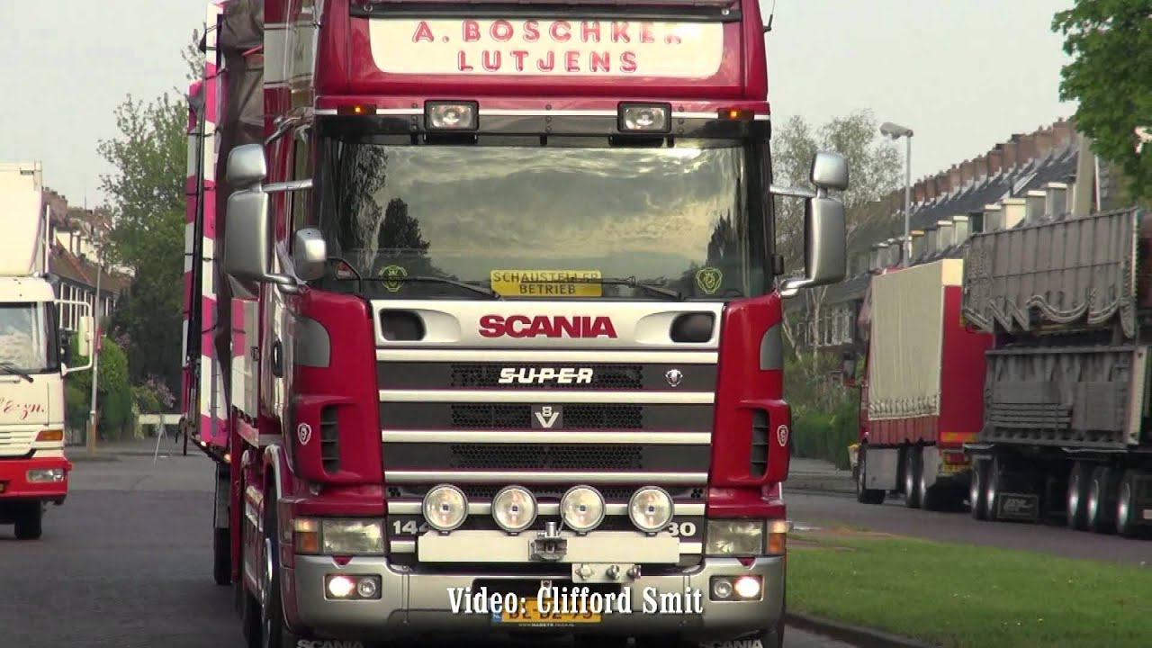 Kermis Haarlem 2014 Transport en opbouw zaanenlaan Deel 1