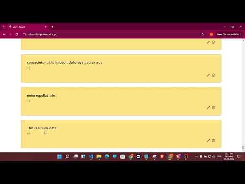 Album List project , which is Coding Ninja React Skill Test Group 2 project