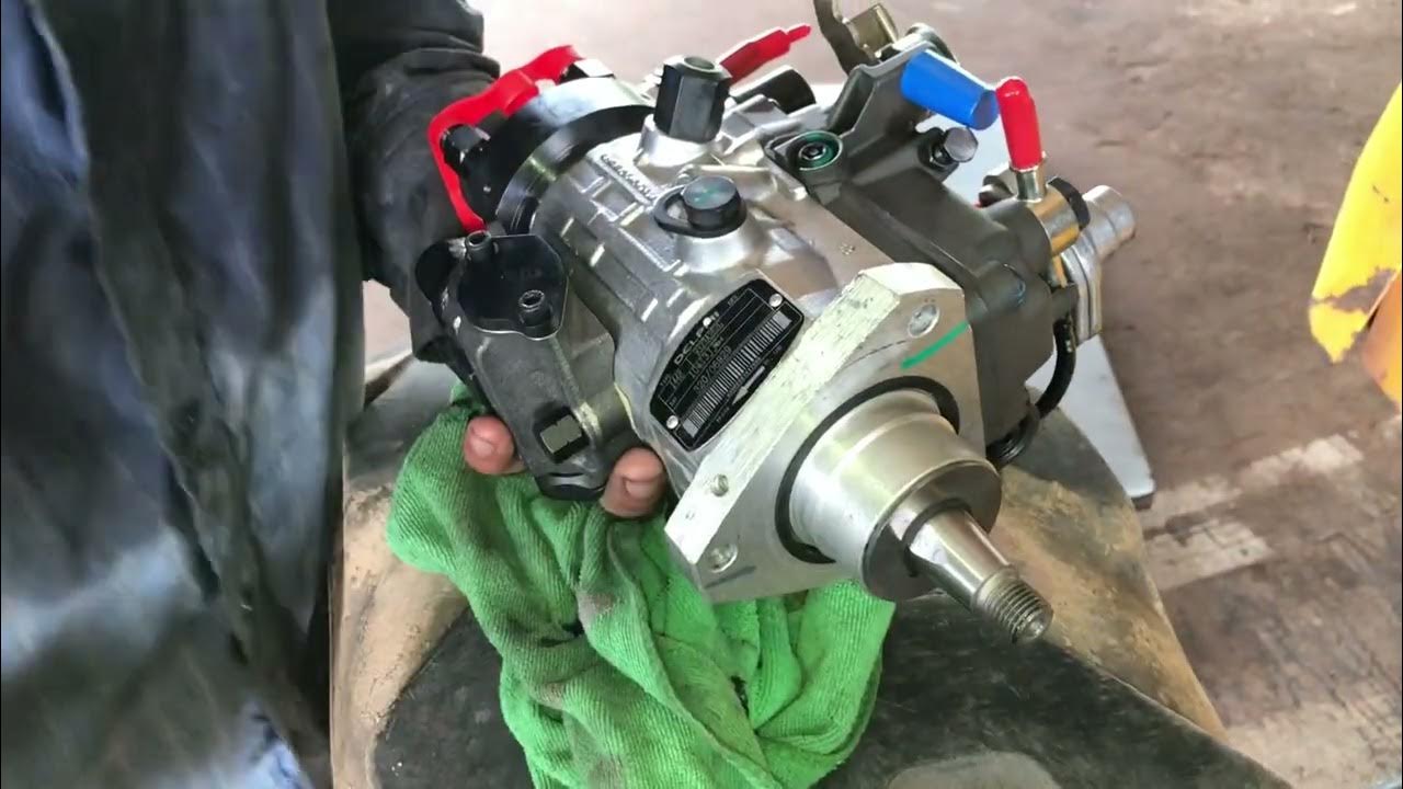 Fuel Injection Pump Replacement on JCB 3DX backhoe loader YouTube