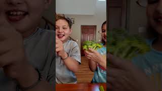 🥦🥕Veggie Telepathy #challenge #kidsfun