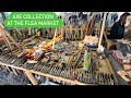 Huge axe  hatchet collection at the flea market shop with me for vintage  antiquing vlog