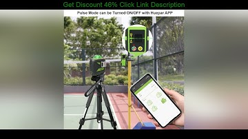 Review Huepar 3x360 Green Beam 3D Laser Level with Bluetooth Connectivity Self-Leveling Cross Line