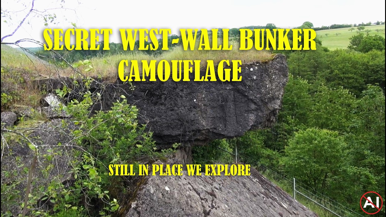 Secret West-Wall Bunker Camouflage still in place
