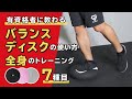 バランスディスクの使い方｜全身のトレーニング7種目【公式】