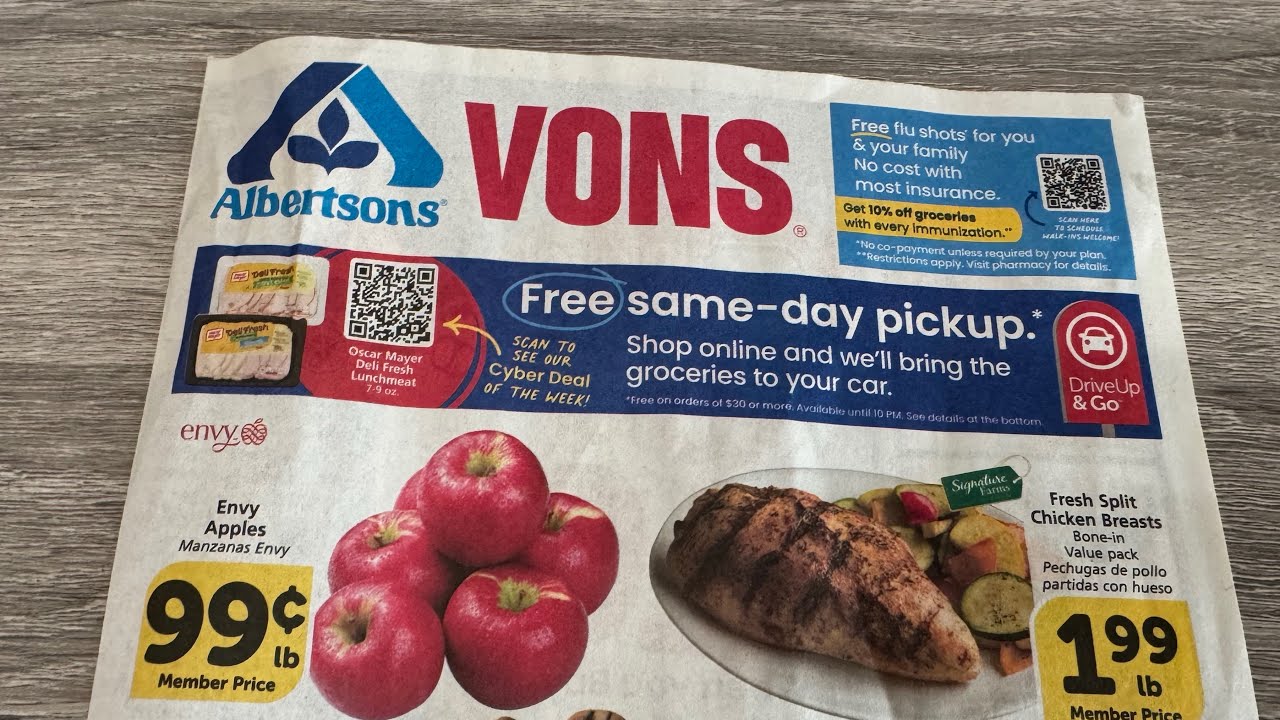 Albertsons/Vons/Safeway Ad Scan | 12/04 - 12/10 | Dec 4 2024 - YouTube