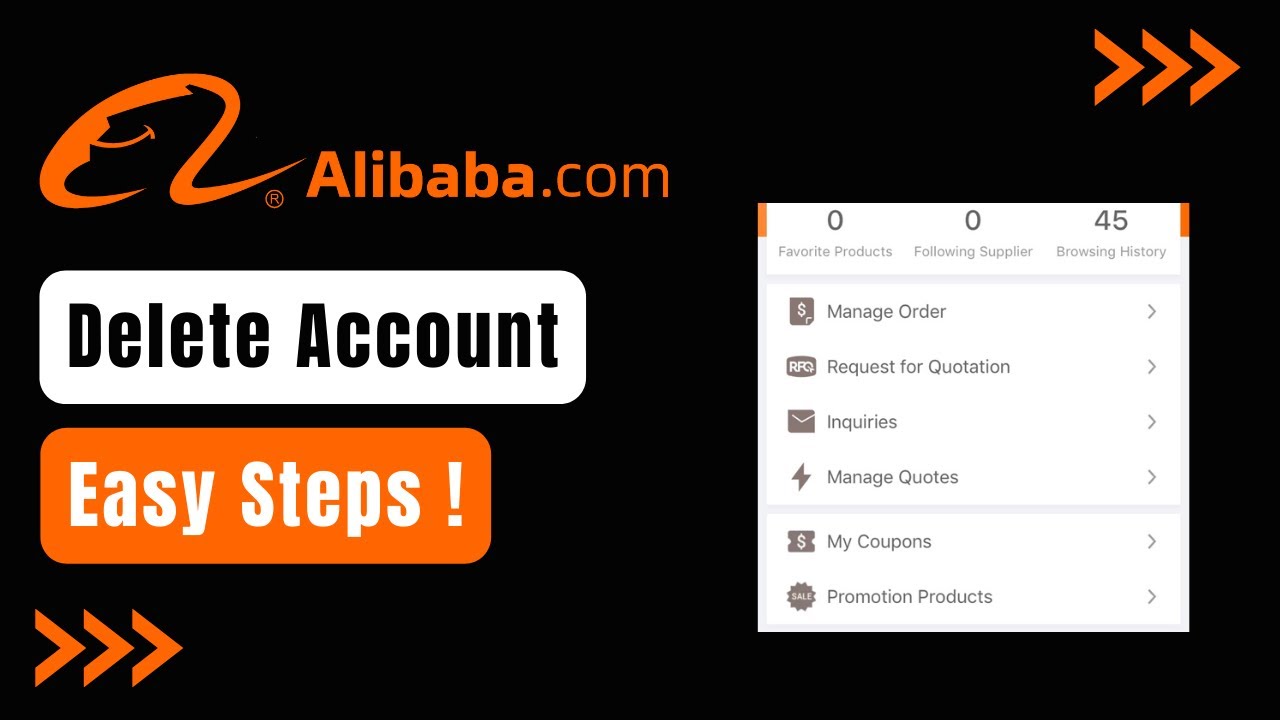 How to Delete Alibaba Account ! YouTube