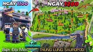 1200 NGÀY XÂY DỰNG KHU BẢO TỒN KHỦNG LONG TRONG MINECRAFT...