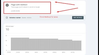 Fix Page With Redirect Error in Google Search Console [SOLVED] Third Method