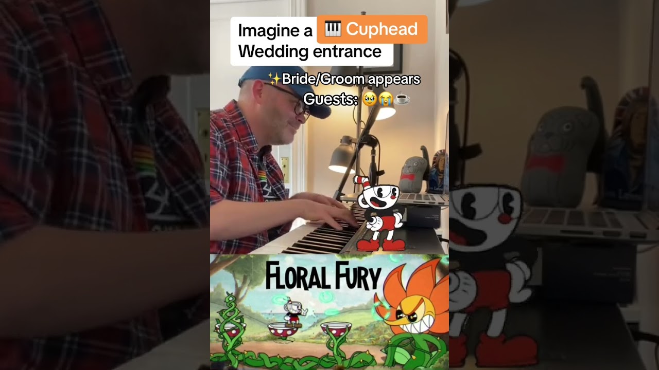 Floral Fury (Cuphead) & Canon in D wedding entrance on piano