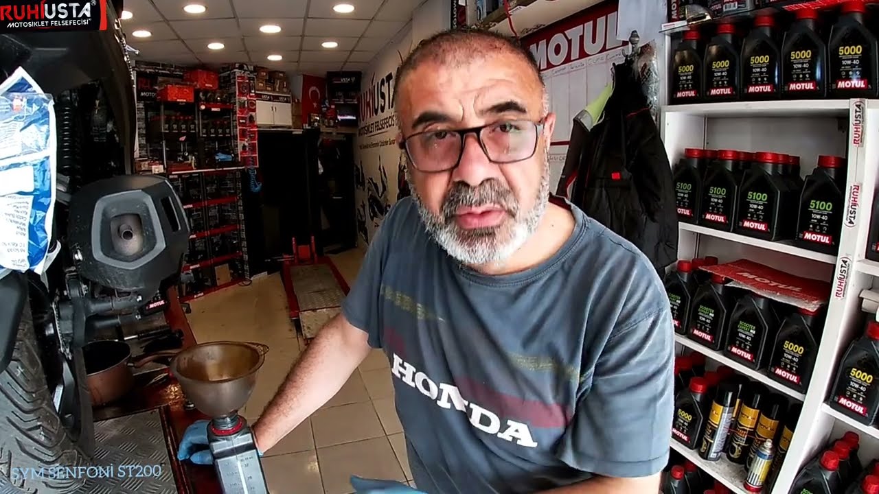 SYM SENFONİ ST200/MOTOR YAĞI DEĞİŞİMİ USTA EĞİTİCİ FARKIYLA 2.Bölüm