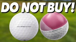 Titleist Pro V1's are a waste of money - On course test with Launch monitor data!!
