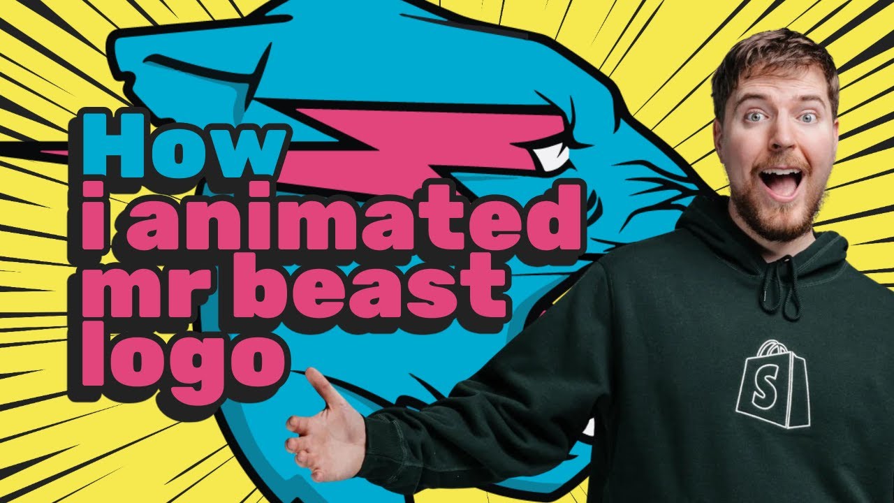 I animated famous logos day 2/Mr beast logo - YouTube