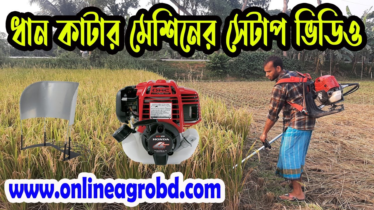 Hand rice cutting machine price Bangladesh YouTube