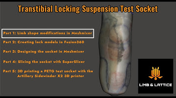 3D Printing Prosthetics, Transtibial Locking Sockets, Part 1:  Modifications in Meshmixer