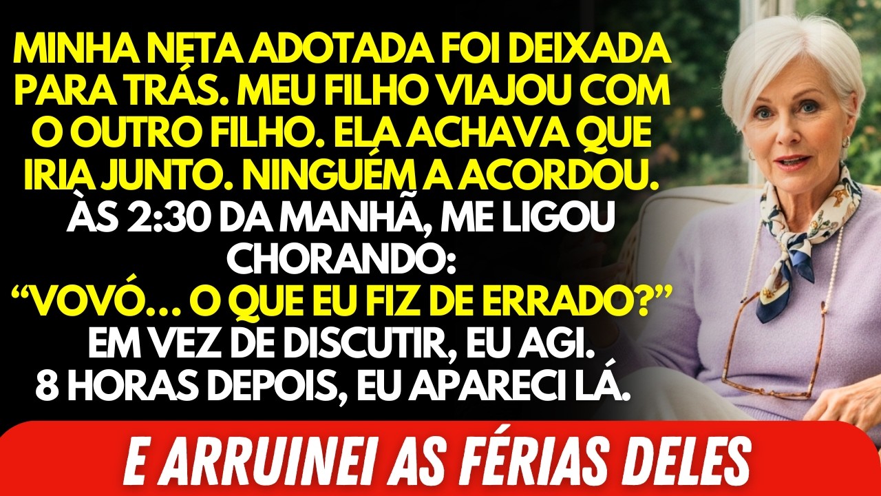 Meu Filho Levou o Filho Biológico para um Cruzeiro de R$25 Mil e Deixaram a Filha Adotiva Sozinha…
