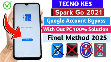 Tecno Spark 6 Go (KE5) — FRP Bypass Letest security 2025 Without PC 