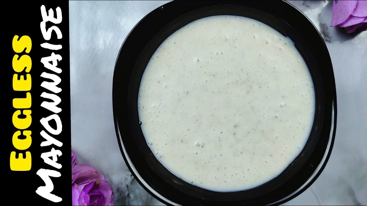Eggless Mayonnaise Recipe ডিম ছাড়া খুব সহজ মেয়নেজ/মেয়োনিজ বানানোর