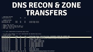 DNS Enumeration And Zone Transfers
