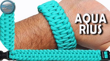 How to make Paracord Bracelet Aquarius World of Paracord DIY Paracord Tutorial
