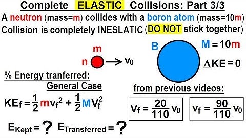 Physics - Test Your Knowledge: Momentum (5 of 20) Completely ELASTIC Collision: Part 3/3