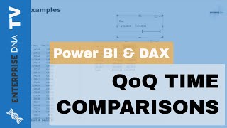 quarter on quarter sales trends in power bi - dax formula