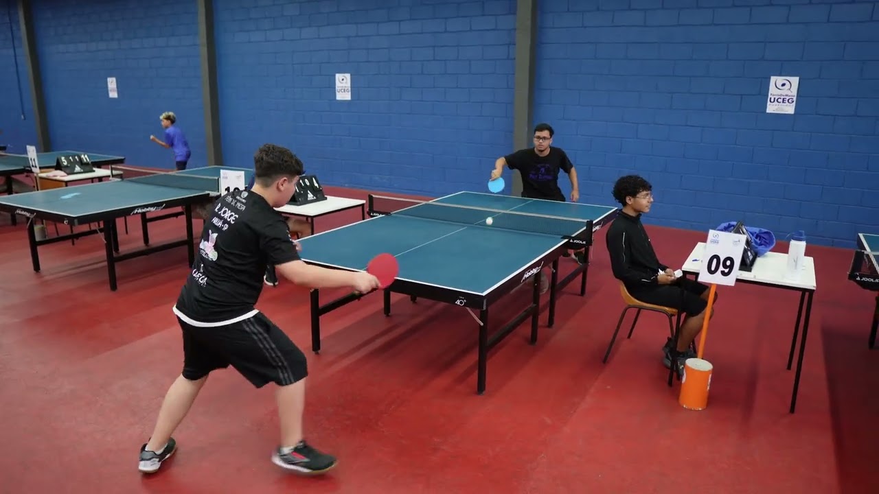 JOGO DE TÊNIS DE MESA CAMPEONATO DE INICIANTES