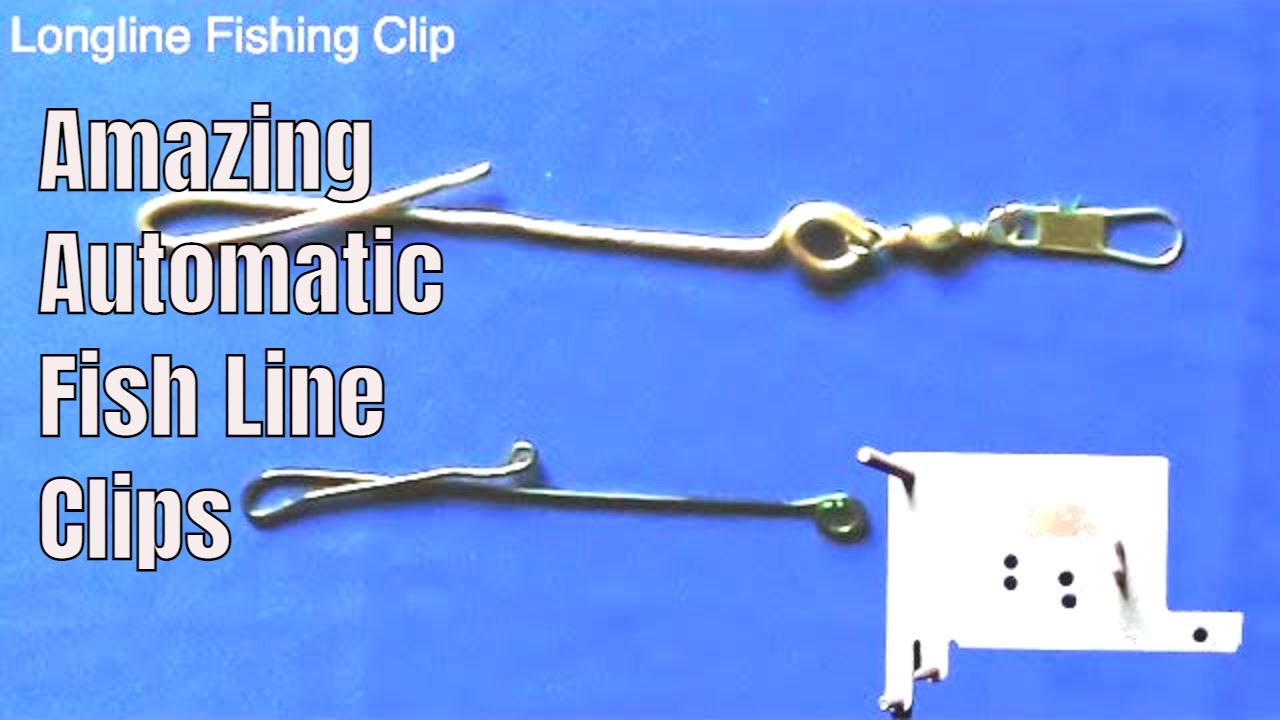 Amazing Automatic Fish Line Clips 