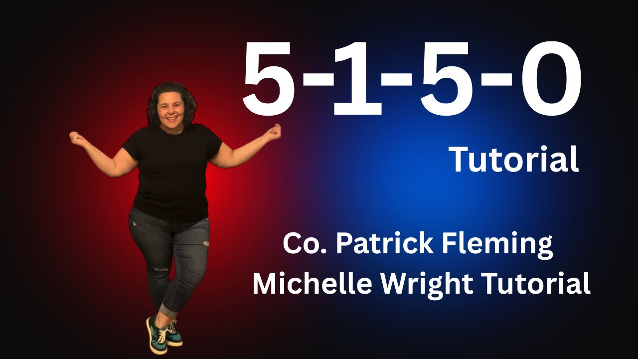 5-1-5-0 Line dance tutorial Intermediate Polka by Patrick Fleming