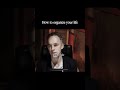 How to ORGANISE Your LIFE x Jordan B Peterson