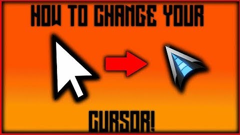 How to Change Mouse Cursor in Window 7,8,10.