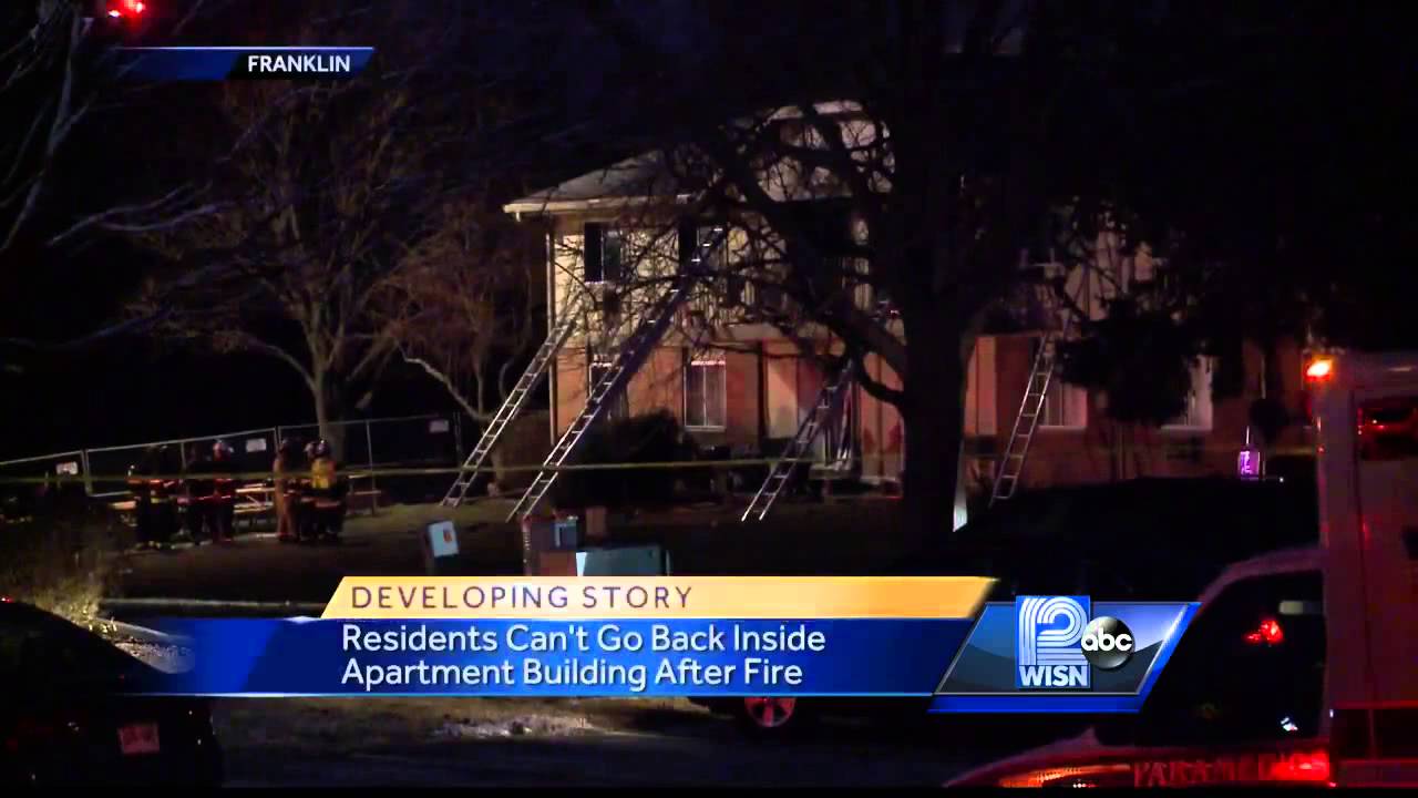 Six families displaced after apartment building fire in Franklin - YouTube