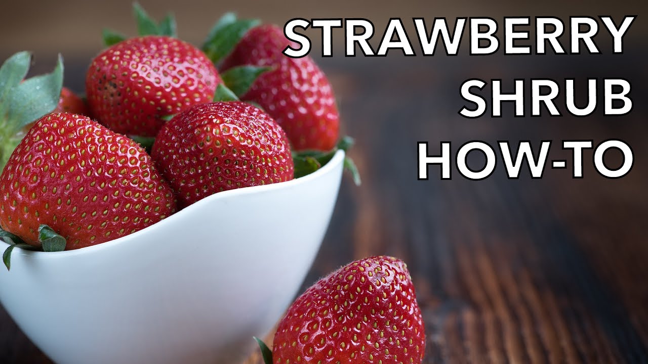 Strawberry Drinking Vinegar Tutorial YouTube