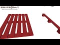 Montaggio pallet a 4 vie