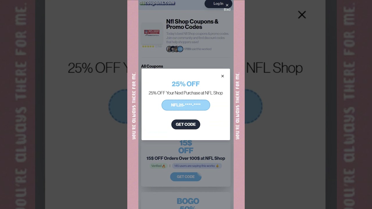 NFL Shop Promo Codes August 2025 – Game Day Gear Savings!
