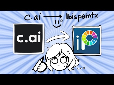 Letting Character ai make a Oc for me| Ibispaint X || Full process•°.