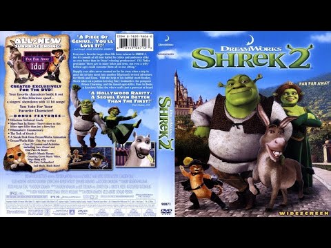 Opening Closing To Shrek 2 2004 DVD Widescreen Version