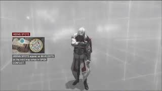 Loading screen with hurt Ezio