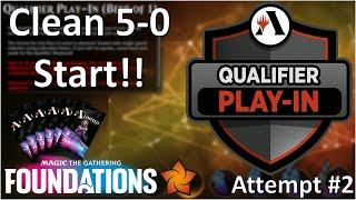 Clean 5-0 Start to this Sealed Foundations Qualifier Play-in! - Attempt #2 [MTG Arena]