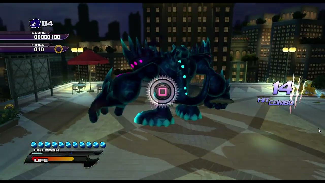 Sonic Unleashed Empire City - Skyscrape Sramper Night Act 1 (Part 1)