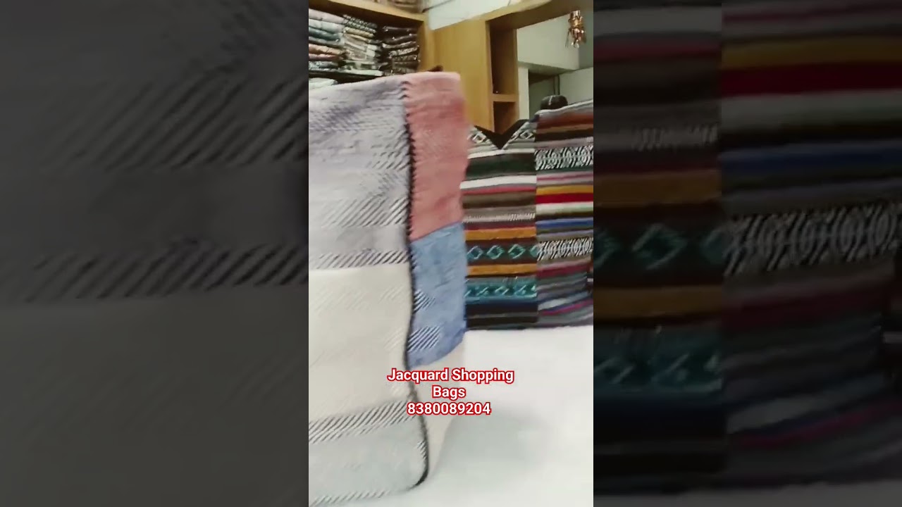 Jacquard Shopping Bags ! Jacquard Tote Bags ! Gargis Collection